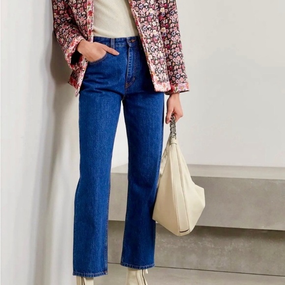 Sea New York Leslie Quilted Floral Cotton Jacket Pink Black Size Small - Picture 2 of 16